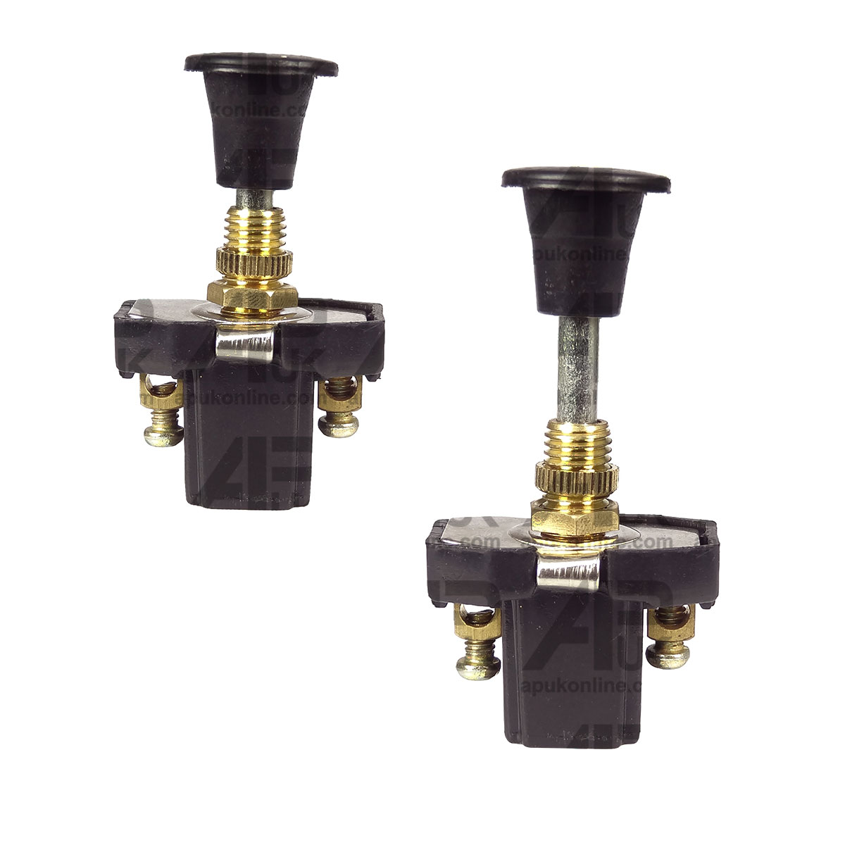 2x Universal Push Pull Switch (Long Mount) for Massey Ferguson Ford Tractor