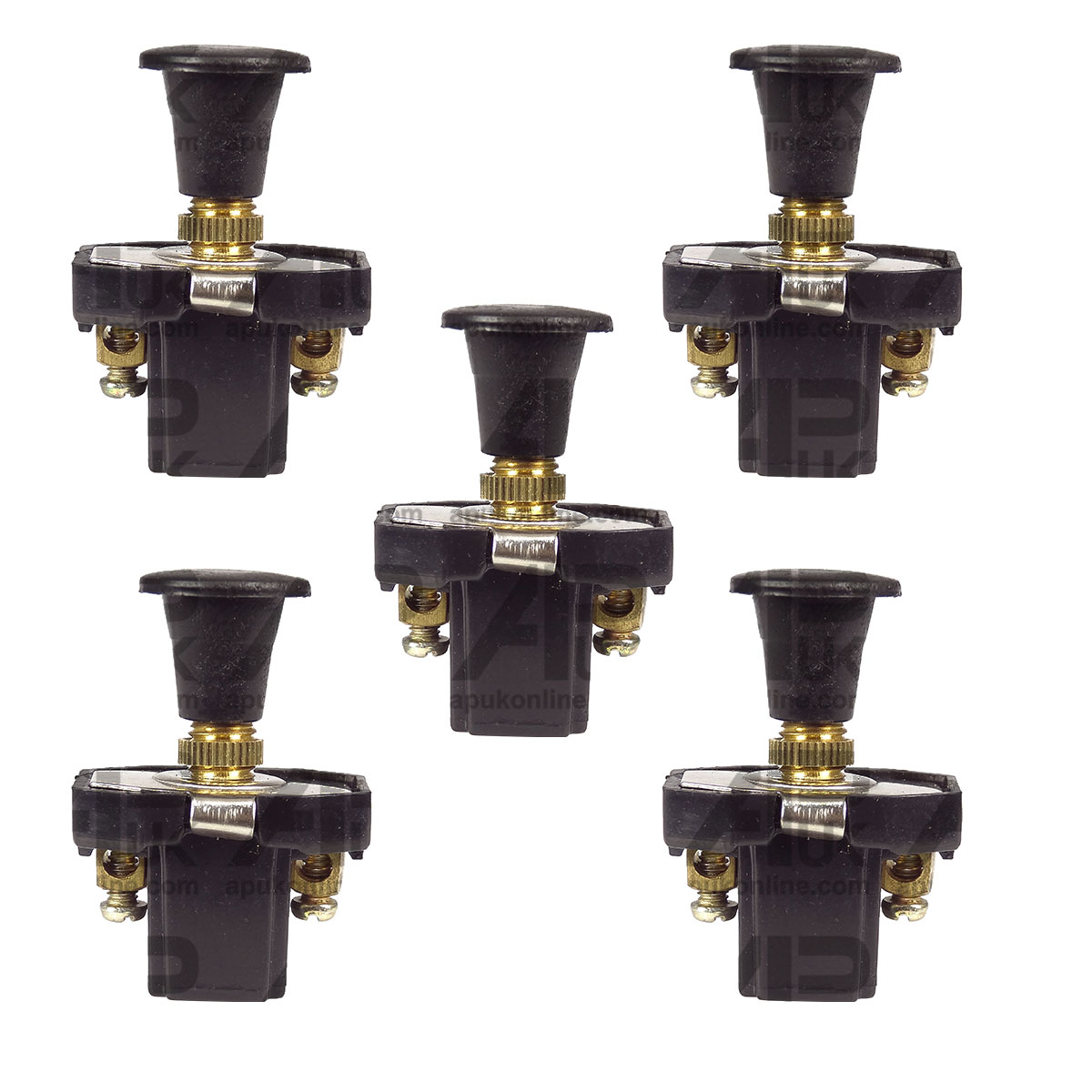 5x Universal On/Off Push/Pull Switch for Classic Car 4x4 Bike Tractor Machine