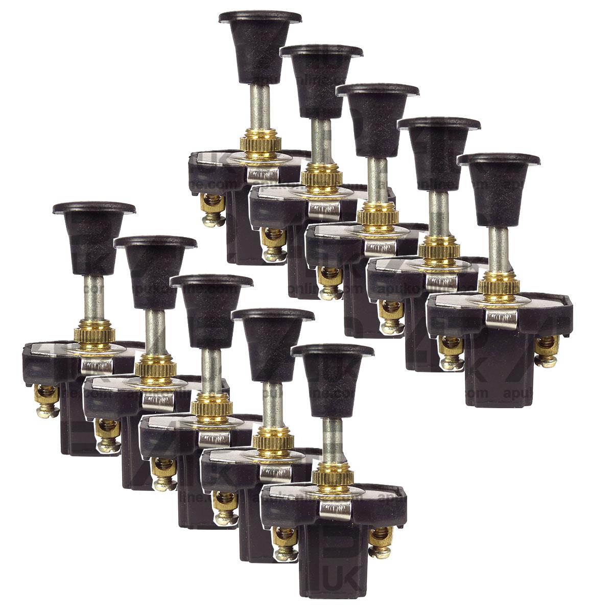 10x 12v Universal Push Pull Switch for Massey Ferguson Ford New Holland Tractor