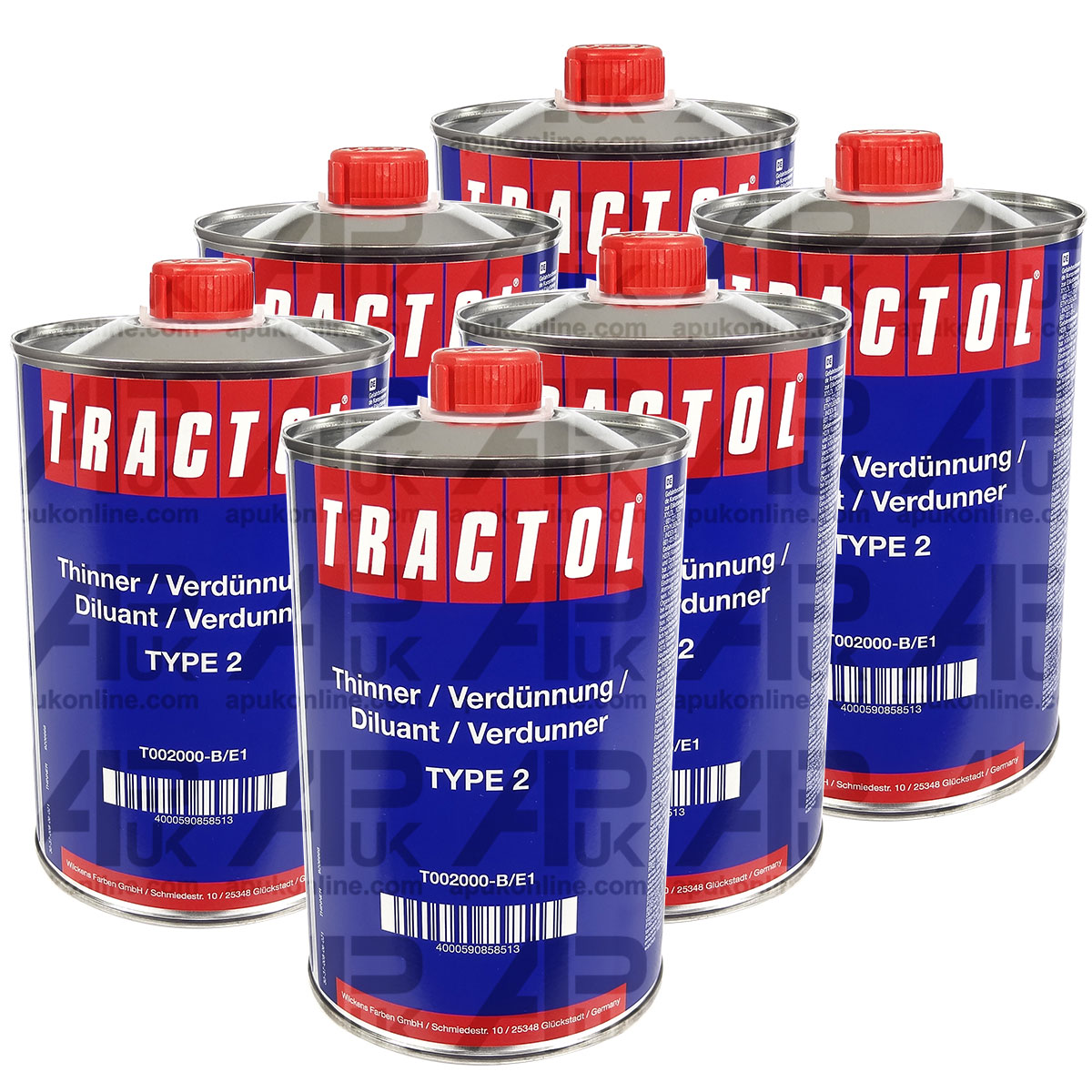 6 Litre Tractol Tractor Xylene Paint Thinners Spraying Painting Priming Lacquer