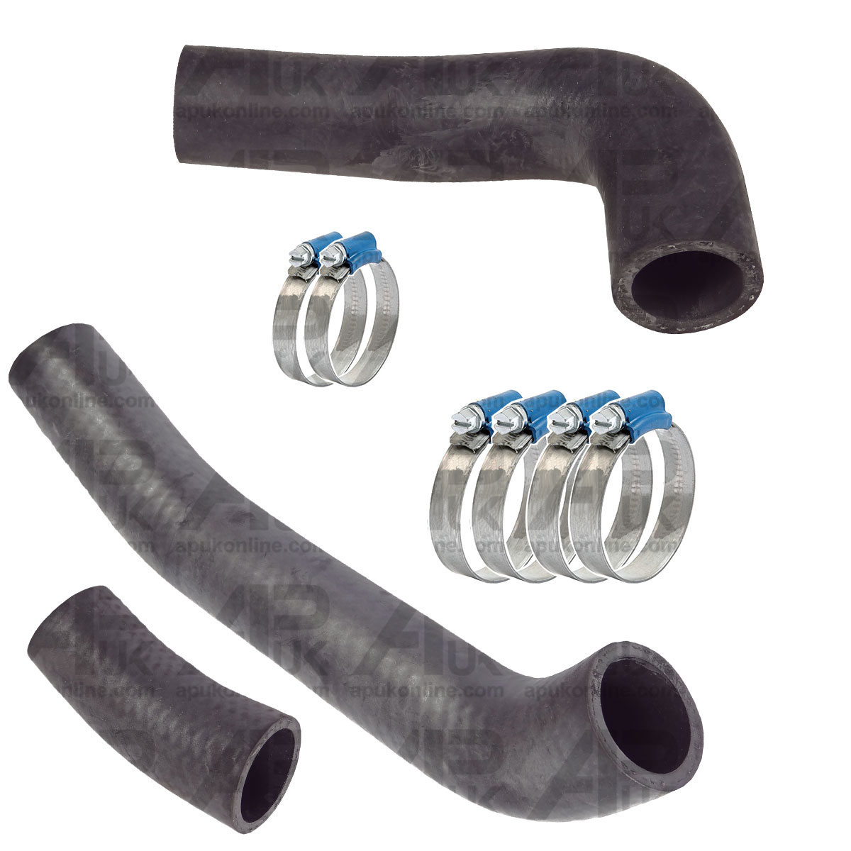 Radiator Water Coolant Hose Set &amp; Clamps for Ferguson FE35 23C Diesel Tractor
