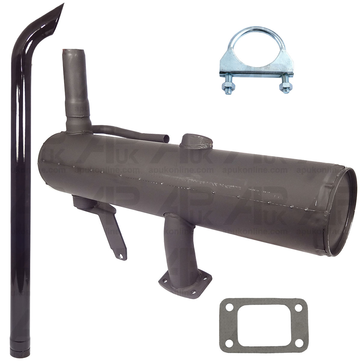 Exhaust Pipe &amp; Underhood Silencer for Ford New Holland 7840 8240 8340 Tractor