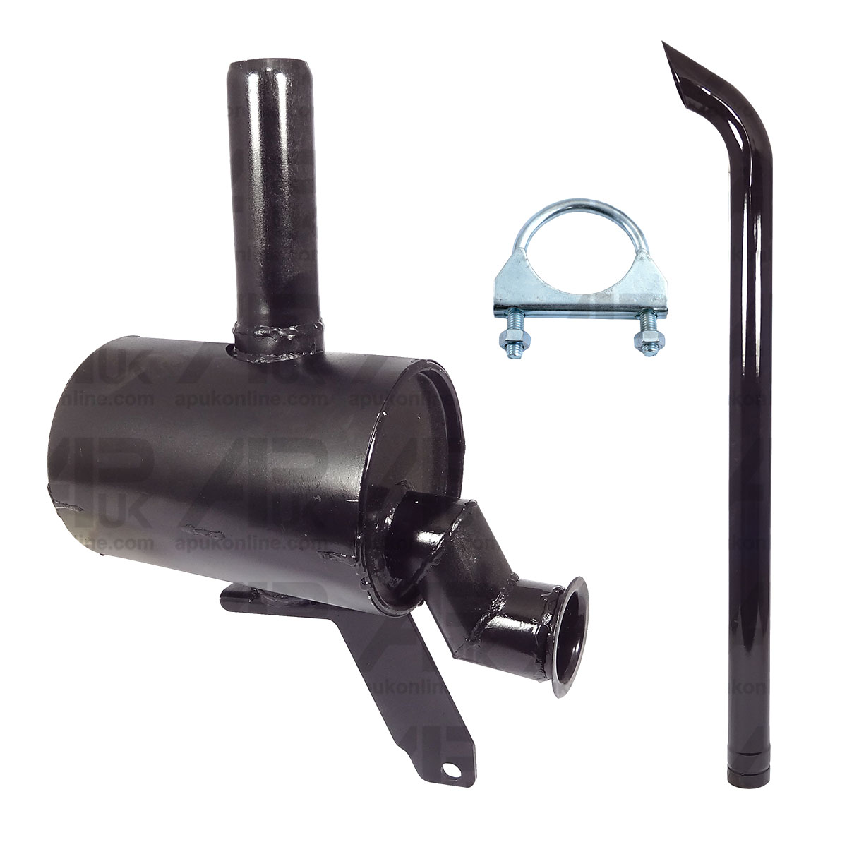 Exhaust Pipe &amp; Underhood Silencer Kit for Ford New Holland TS 90 100 110 Tractor