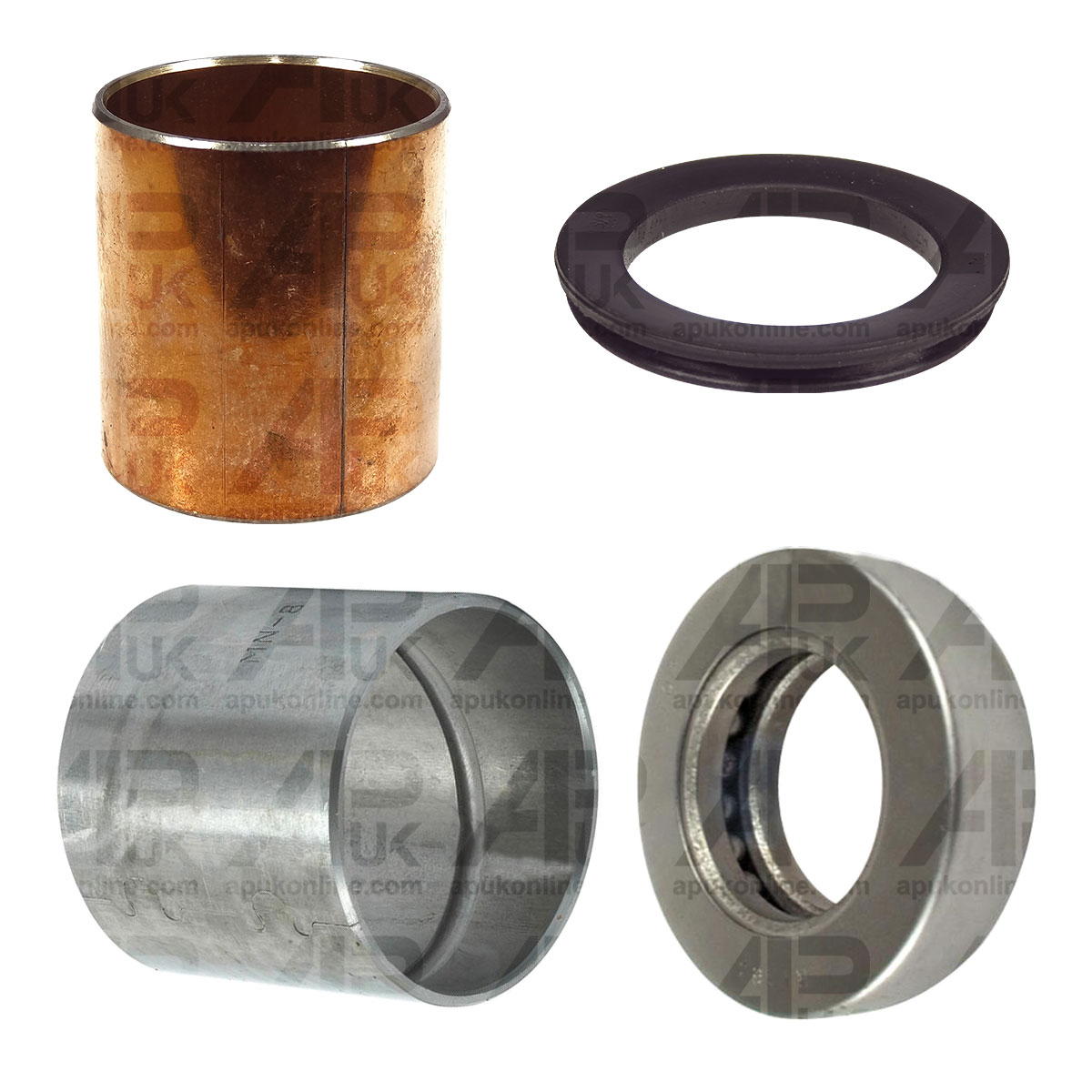 Kingpin Spindle Stub Axle Bush Kit for Ford 230A 234 334 335 530A Tractor