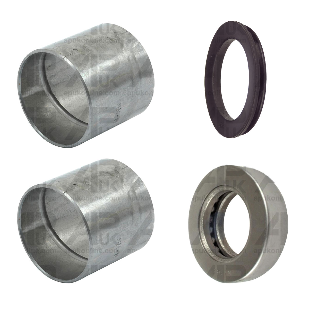 Kingpin Spindle Stub Axle Bush Kit for Ford 4600 4610 4630 4830 5030 Tractor