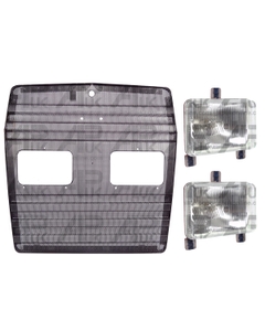 Front Grille + Headlight Lamps Kit