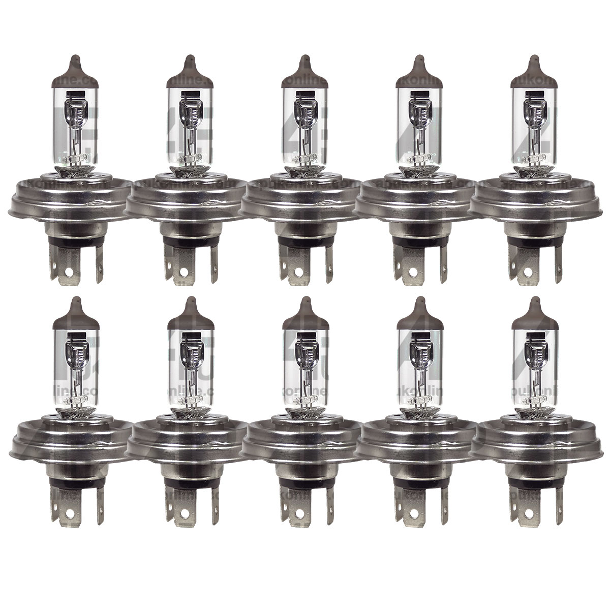 10x Head Lamp Light Bulb Lucas 12V H4 55W for John Deere 2650 2850 3030 Tractor