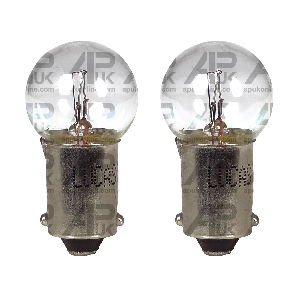 2x Number Plate Bulbs Lucas 12V For Massey Ferguson 590 590 820 825 835 Tractor