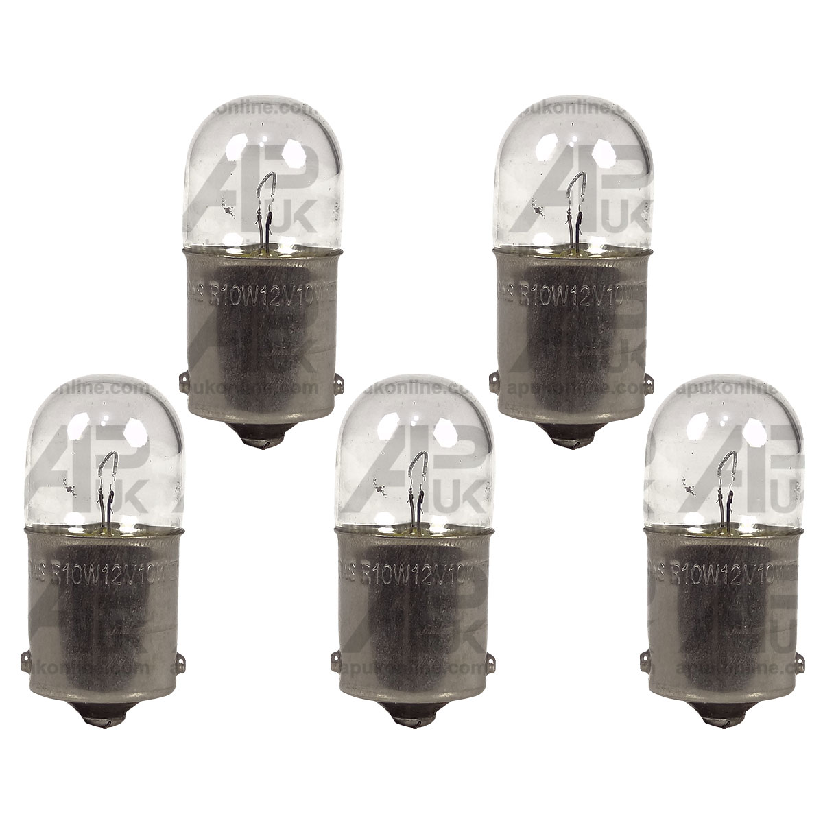 5 Lucas Side Light indicator Bulb BA15s 12V 5W for Deutz-Fahr John Deere Tractor