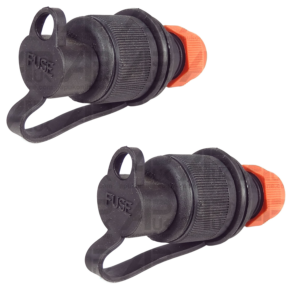 2x COBO Type 3 Pin Power Plug Male Plastic for Tractor Trailer Implement Socket