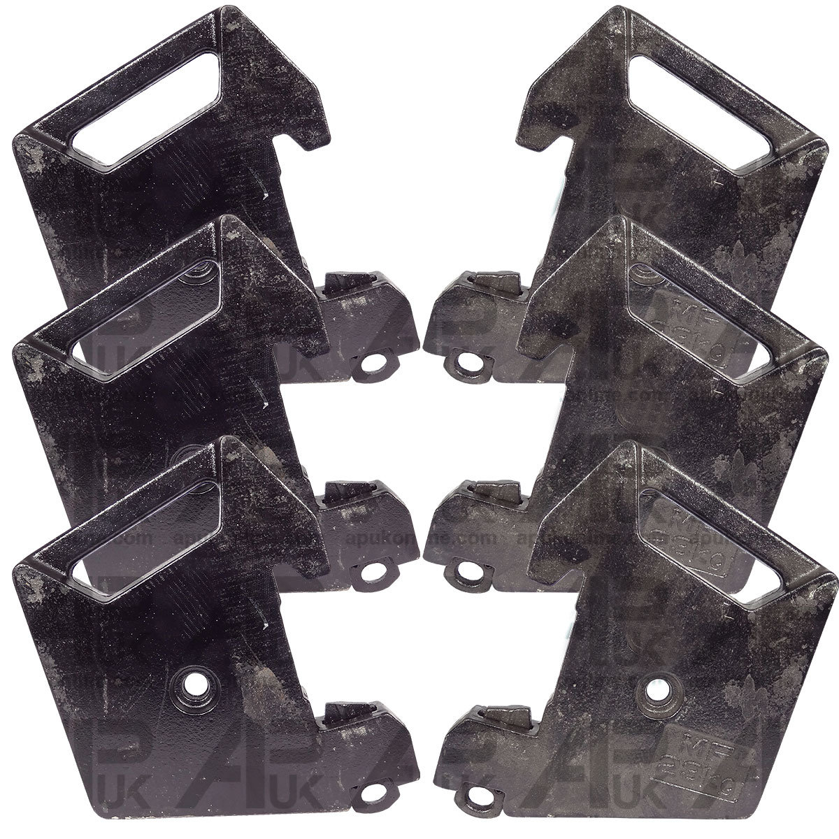 6x Front Weight Wafer Counterweight 23Kg for Massey Ferguson 290 298 342 Tractor