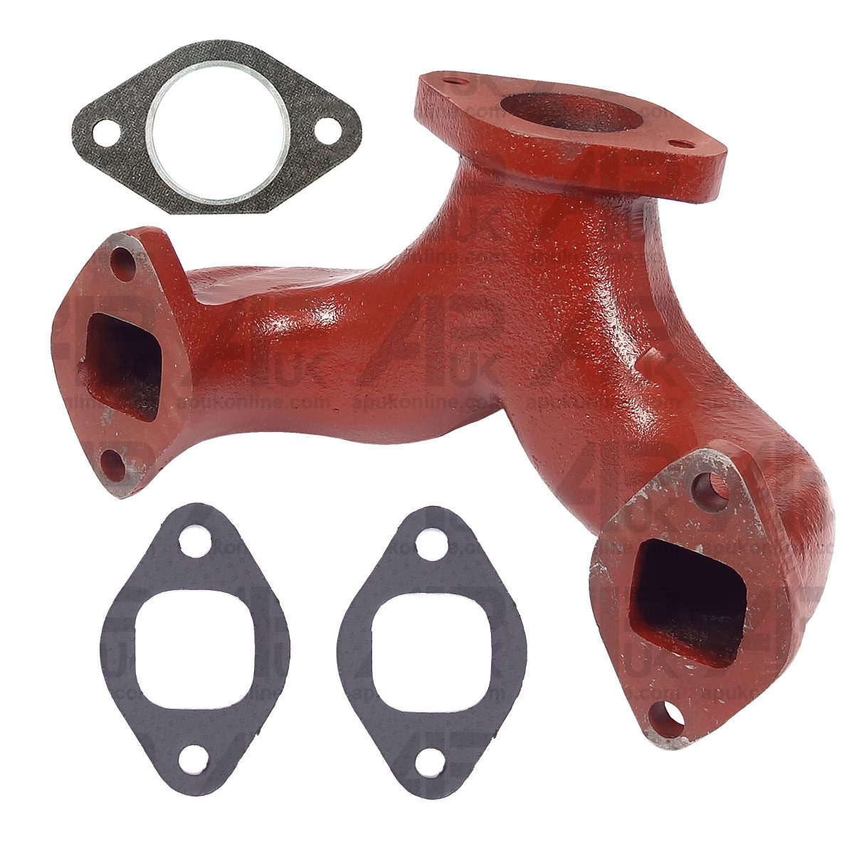 Exhaust Manifold &amp; Gaskets for Case International IH B275 B414 3434 B Tractor