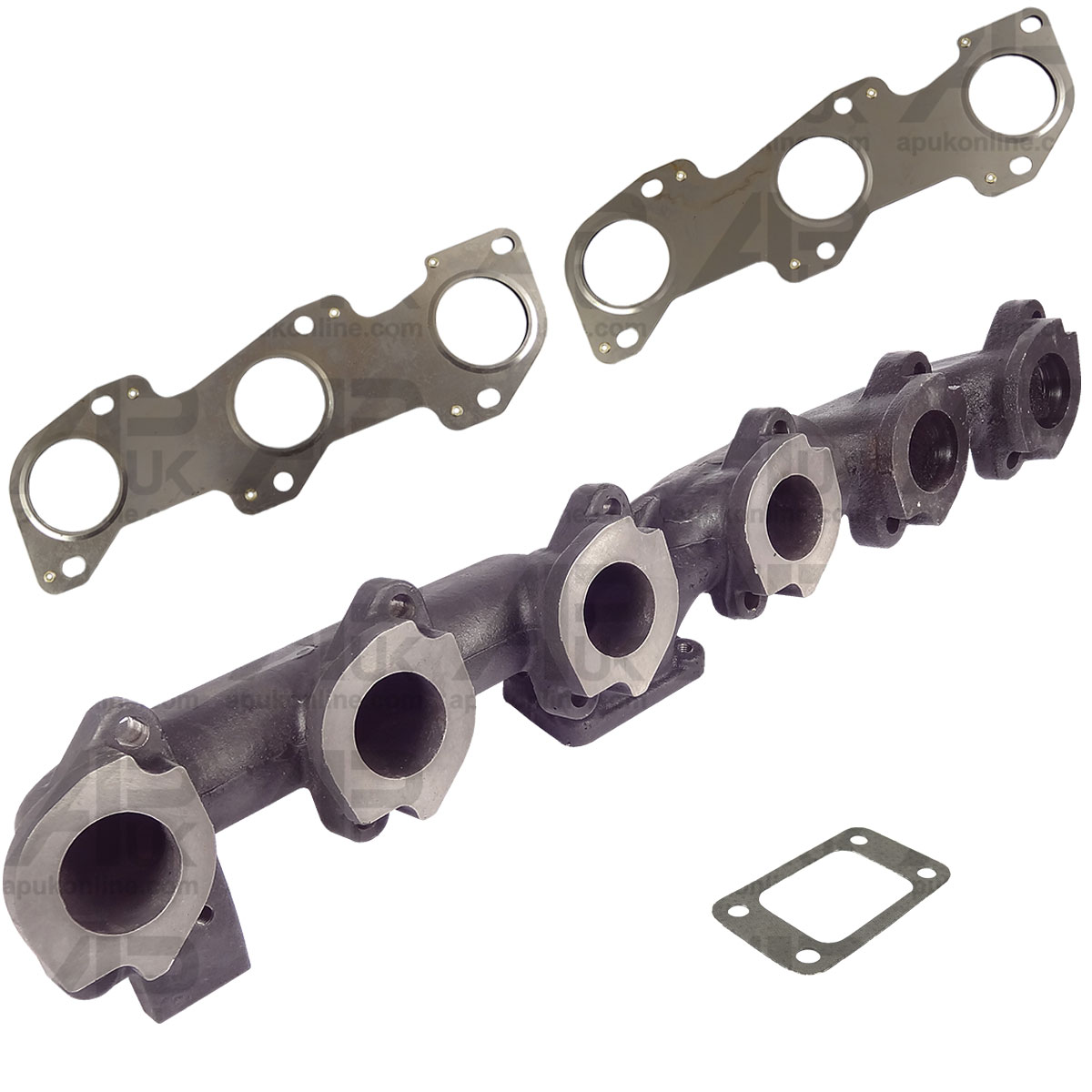 Exhaust Manifold with Gaskets for Ford New Holland 7840 8240 8340 TS115 Tractor