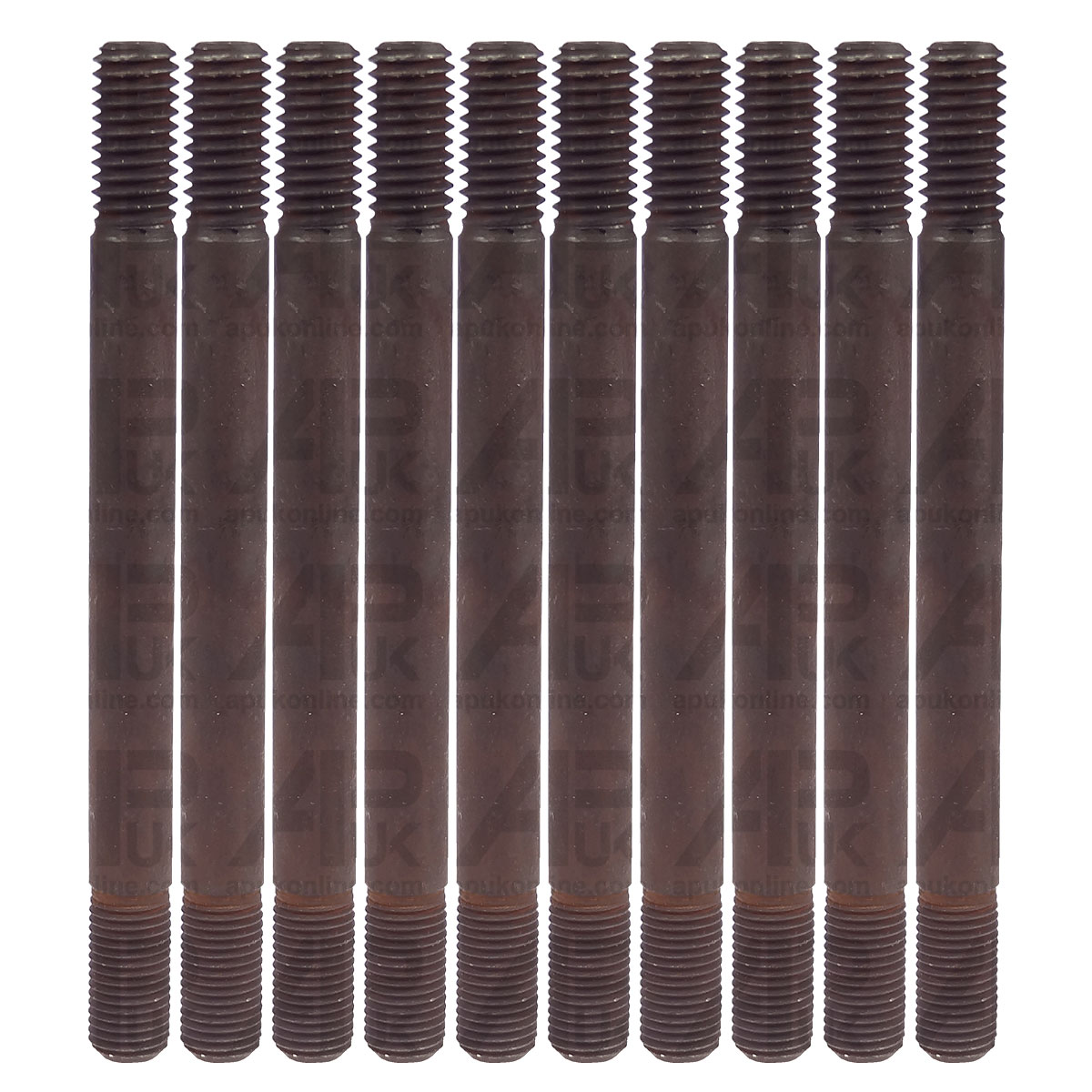 10x Cylinder Head Stud 7/16 UNF UNC 132mm for Ferguson TEA TED TE20 TEA20 TED20