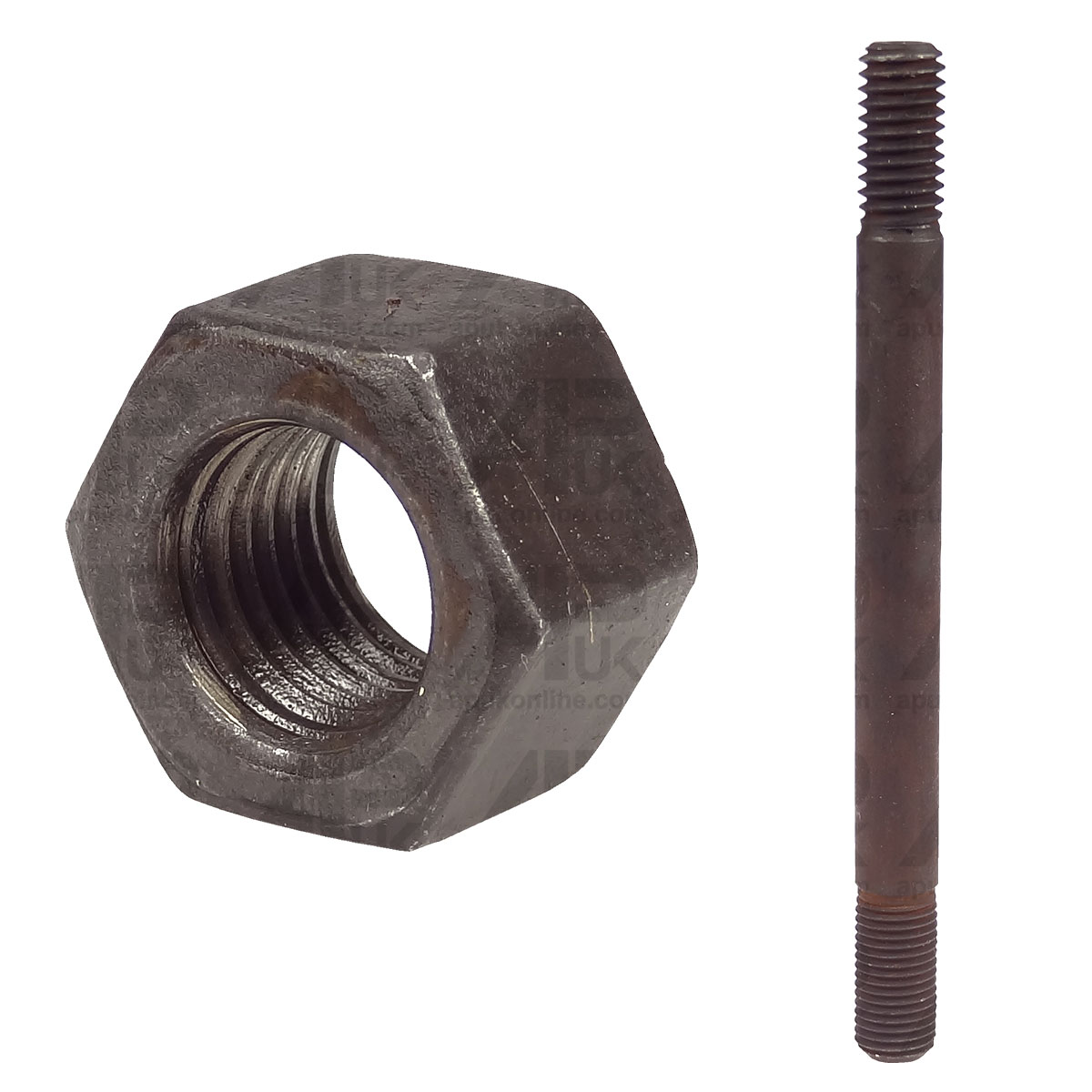 Cylinder Head Stud &amp; Nut 7/16 UNF UNC for Ferguson TEA TED TE20 TEA20 TED20