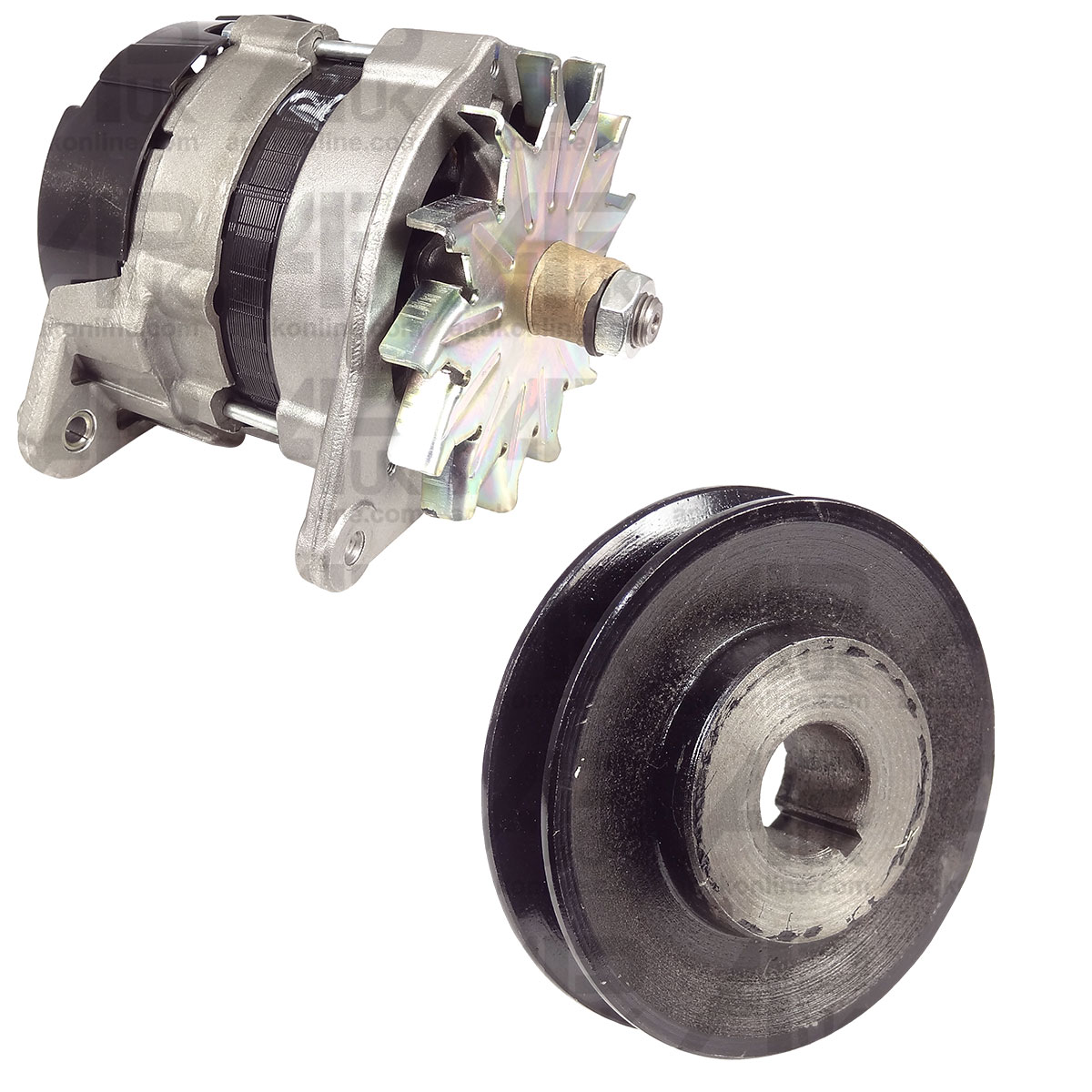 ACR Alternator &amp; Pulley 15mm Bore for Massey Ferguson 284 293 294 1104 Tractor