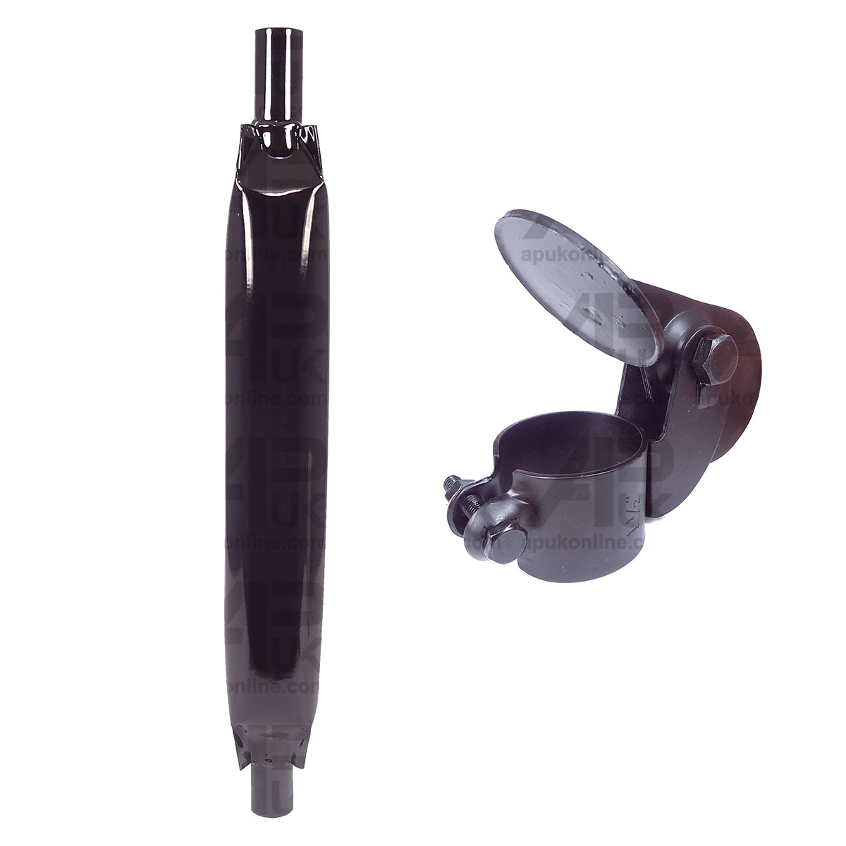 Exhaust Silencer Pipe &amp; Weather Cap for Nuffield 10/42 10/60 3/42 4/60 Tractor