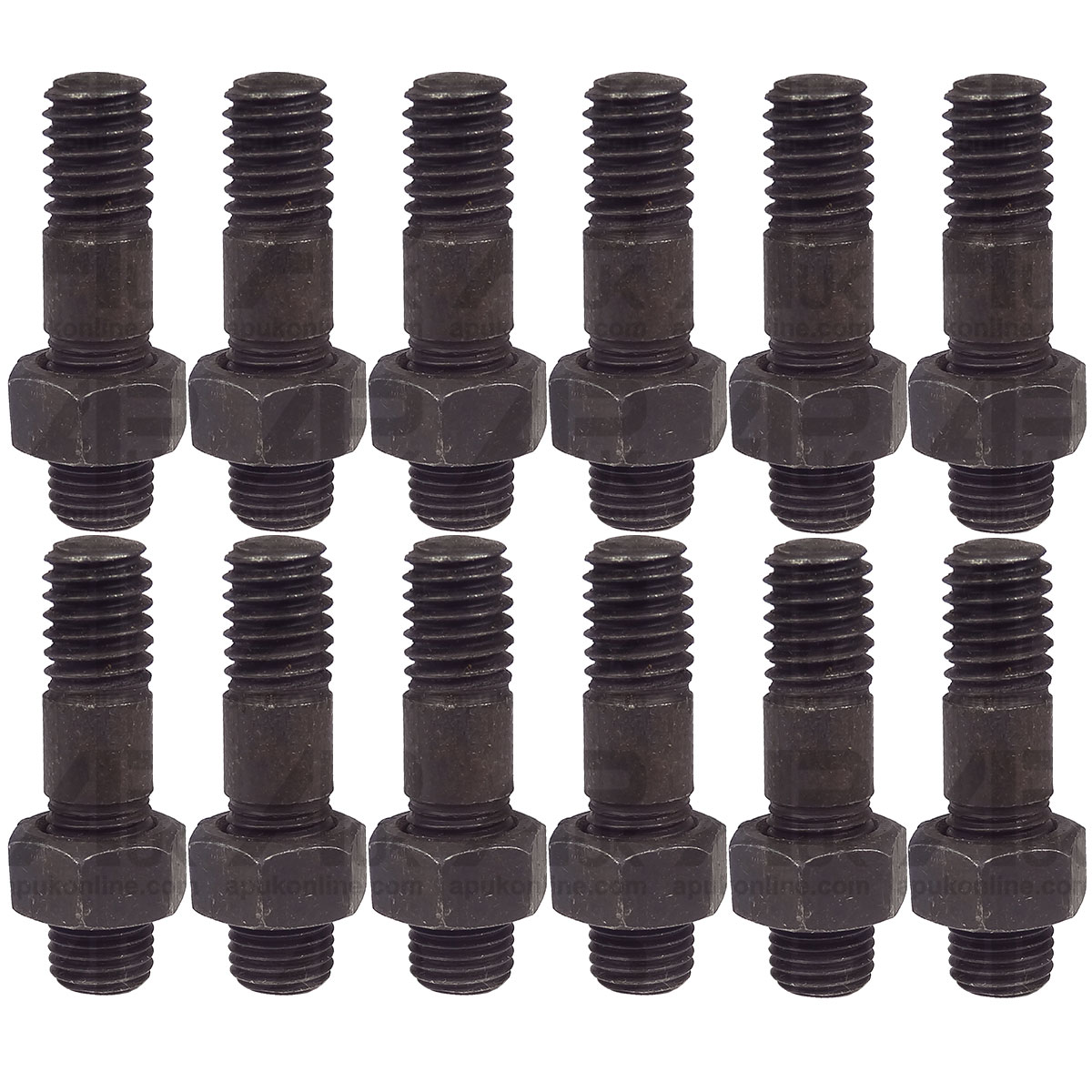 12 Exhaust Manifold Elbow Stud Nut for Case International IH 395 674 784 Tractor