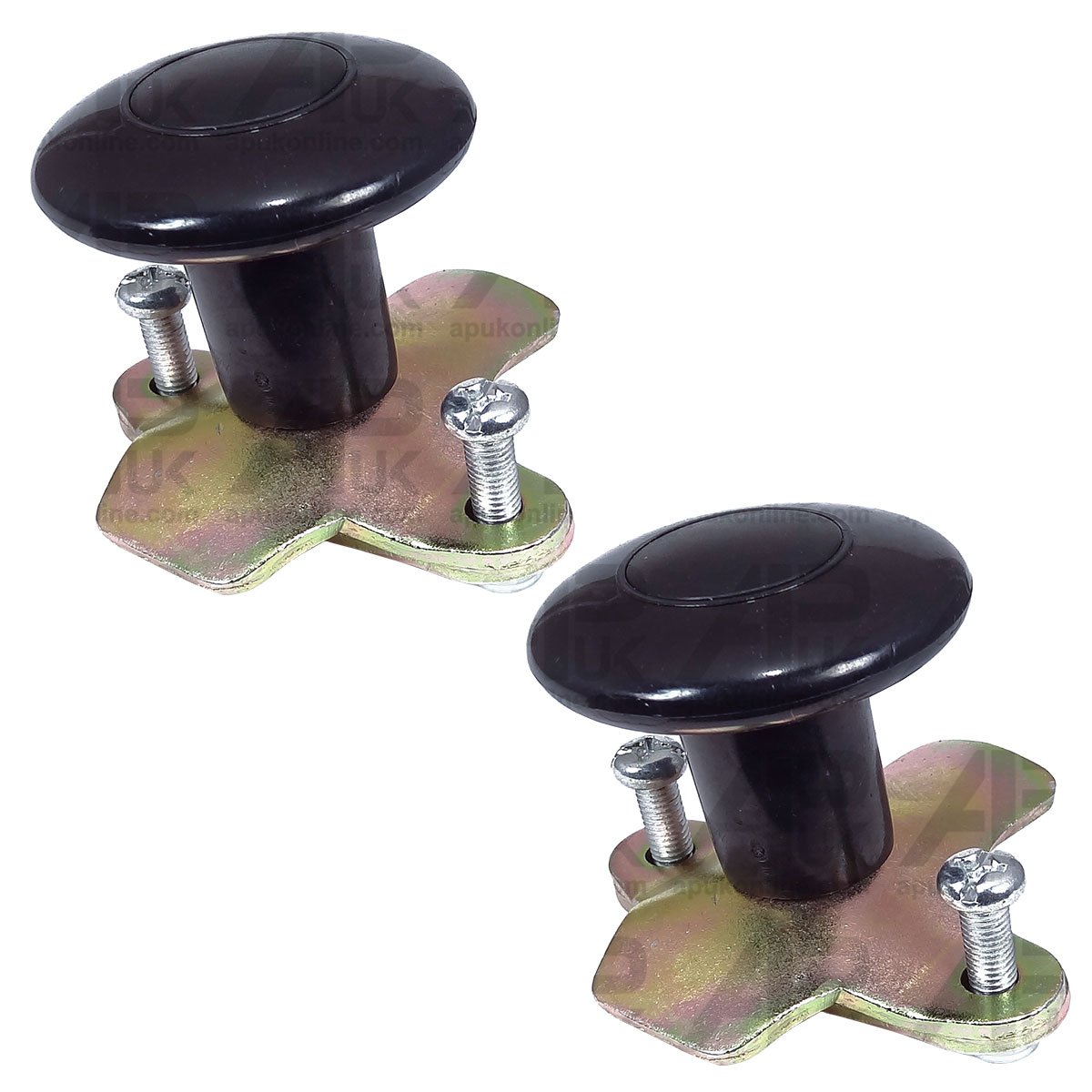 2x Universal Steering Wheel Spinner Knob Turning Handle Tractor Forklift 15 Deg