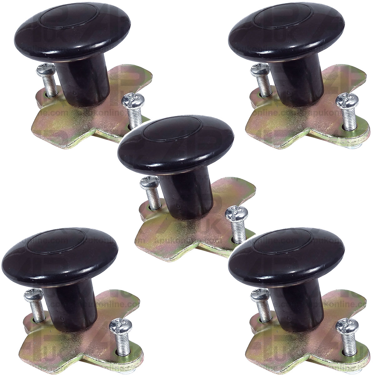 5x 15 Deg Steering Wheel Spinner Knob Turning Aid Ball Telehandler Ride on Mower