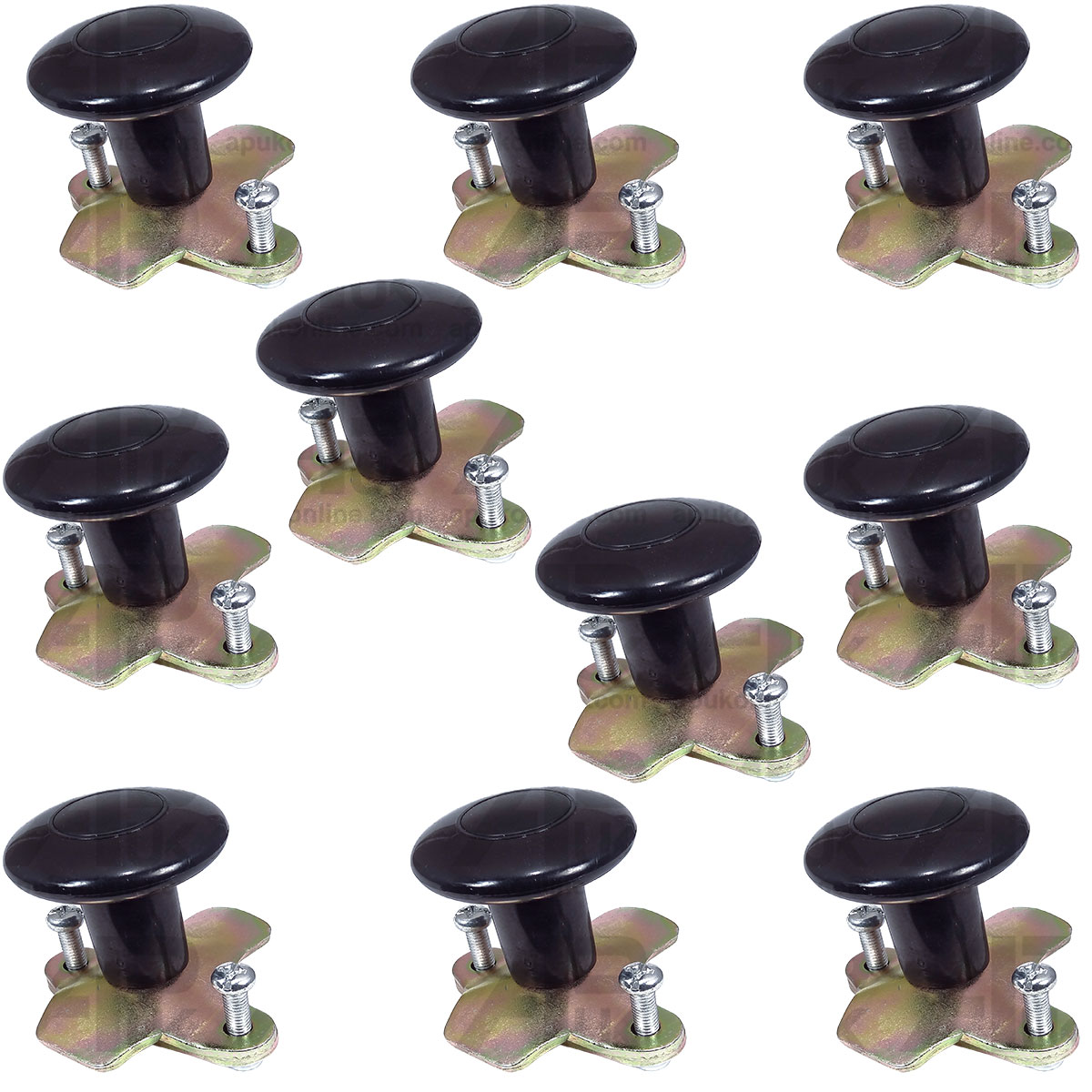 10x Universal Steering Wheel Spinner Knob Turning Handle Tractor Forklift 15 Deg