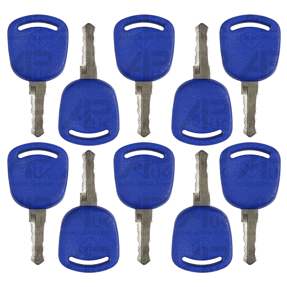 10x Ignition Switch Key for New Holland T5030 T5040 T5050 T5060 T5070 Tractor