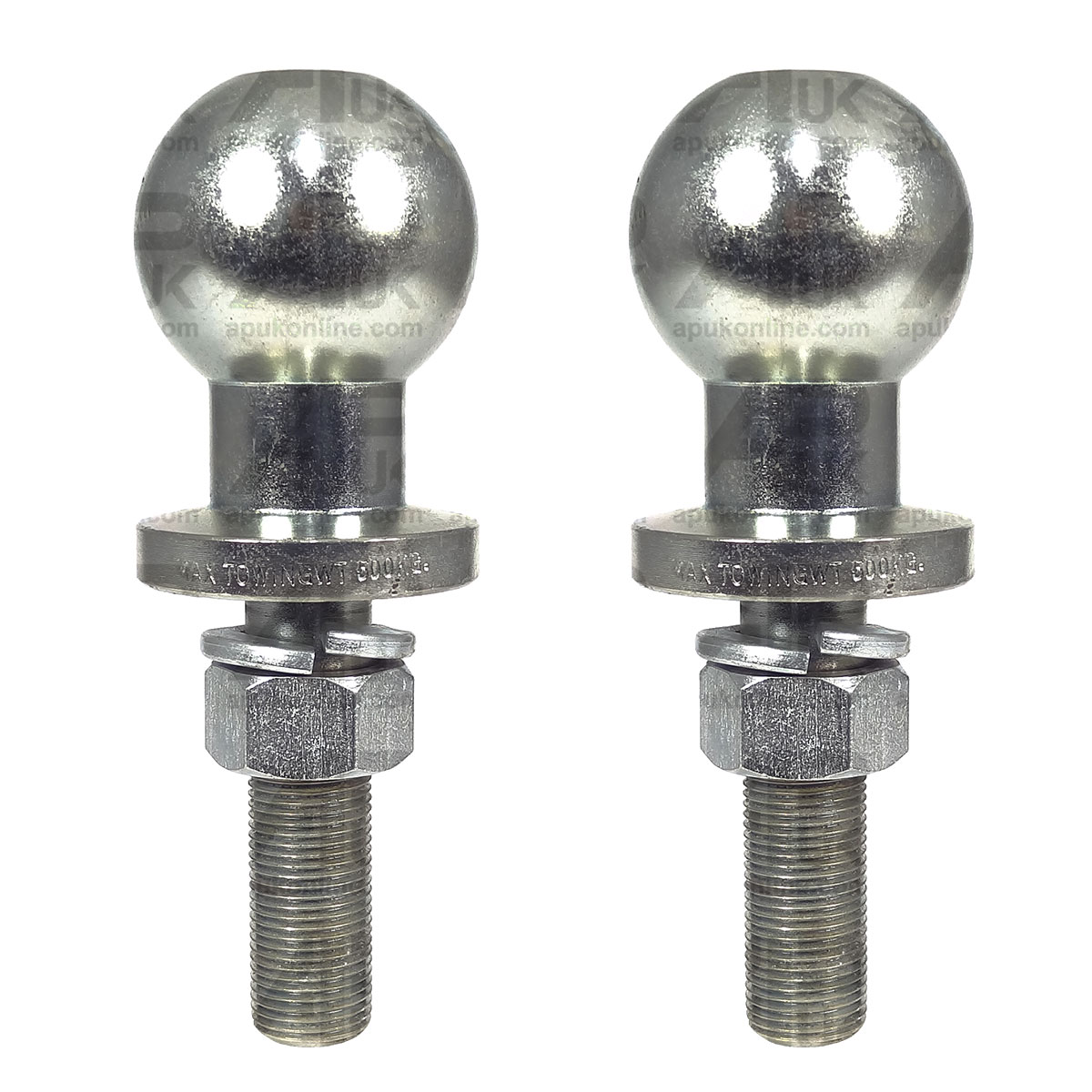 2x Ball Hitch Pin 19mm 500kg for Ford New Holland 5030 5110 5600 5610 Tractor