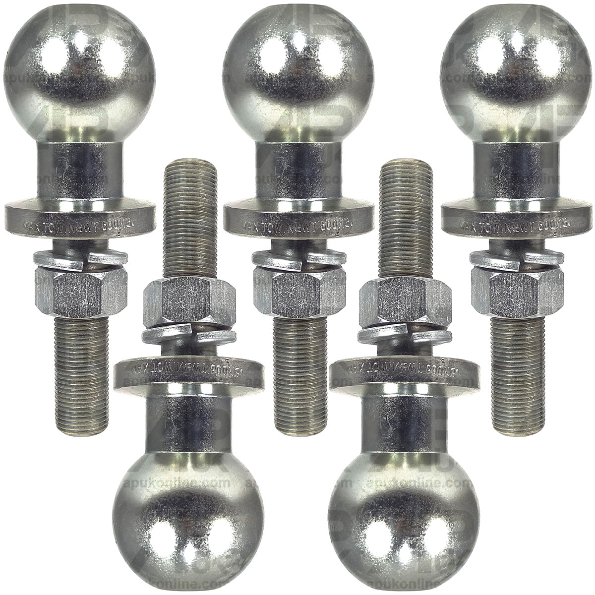 5x Ball Hitch Pin 19mm 500kg for Ford New Holland 5030 5110 5600 5610 Tractor