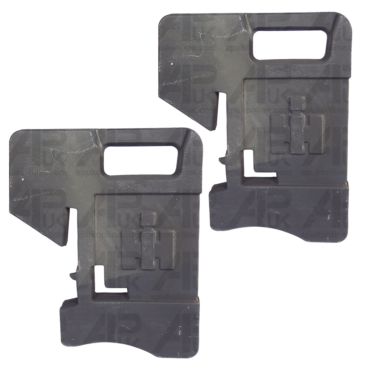 2x Cast Front Suitcase Wafer Weight 28.5kg for Case Hydro 70 86 100 186 Tractor