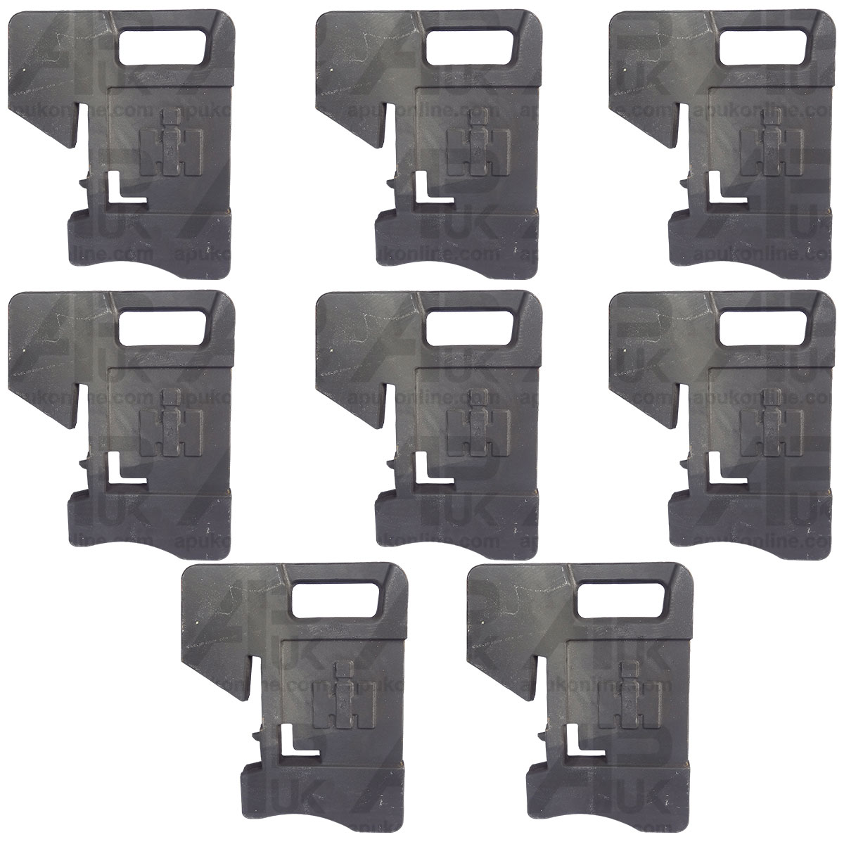 8x Cast Front Suitcase Weight 28.5kg for Case IH 686 766 786 886 966 986 Tractor