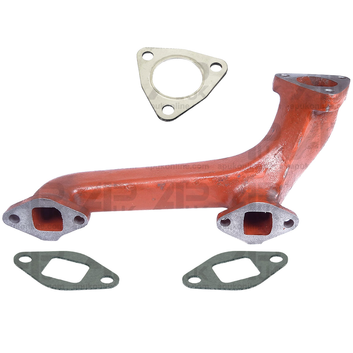 4 Cyl Exhaust Manifold with Gaskets for Massey Ferguson 65 155 158 165 Tractor