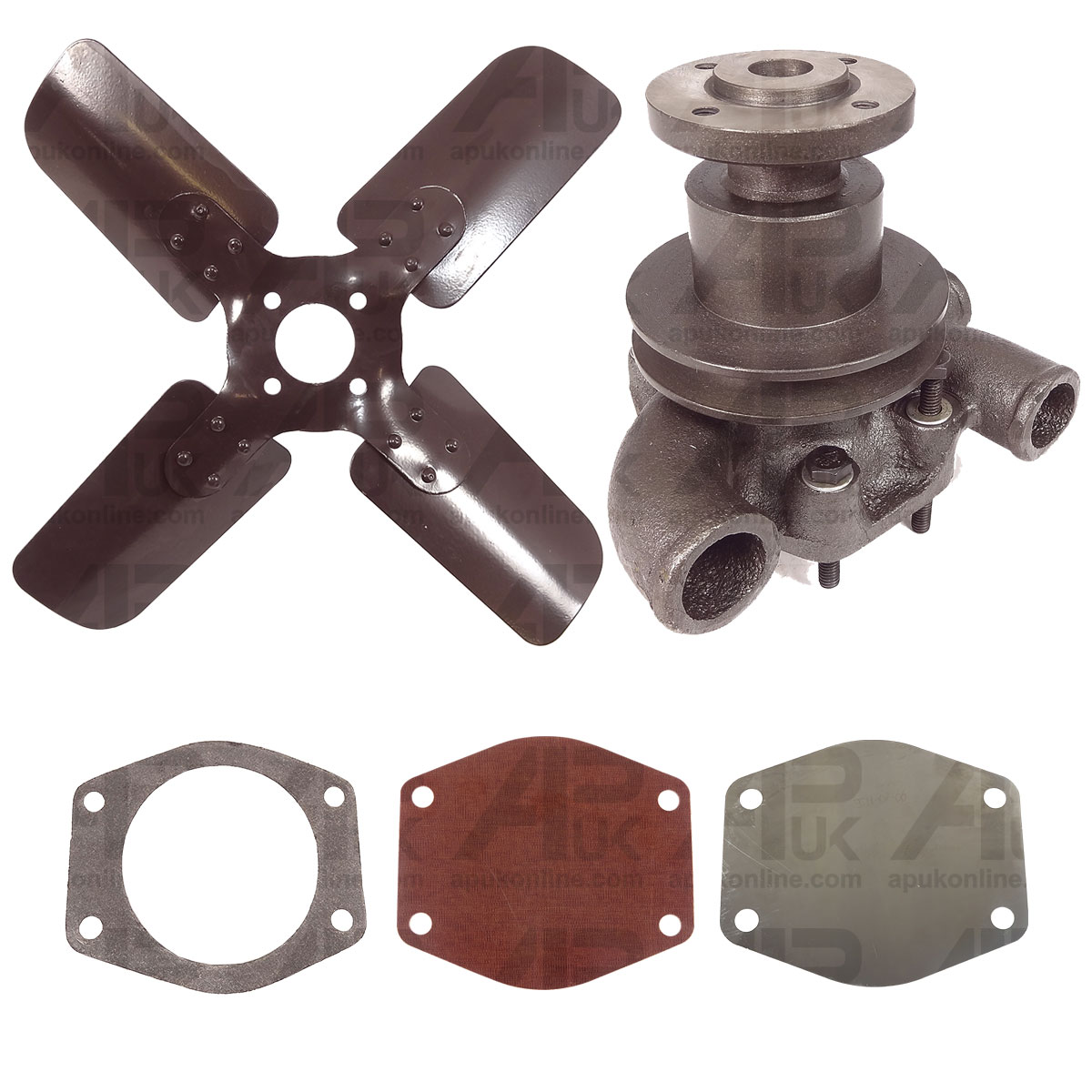 Water Pump Pulley Fan Blade Square Bolt Belt for Massey Ferguson 35 135 Tractor