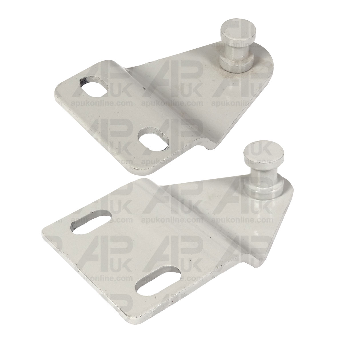 Set of Front &amp; Rear Bonnet Catch Brackets for Fordson Power Super Major Tracor