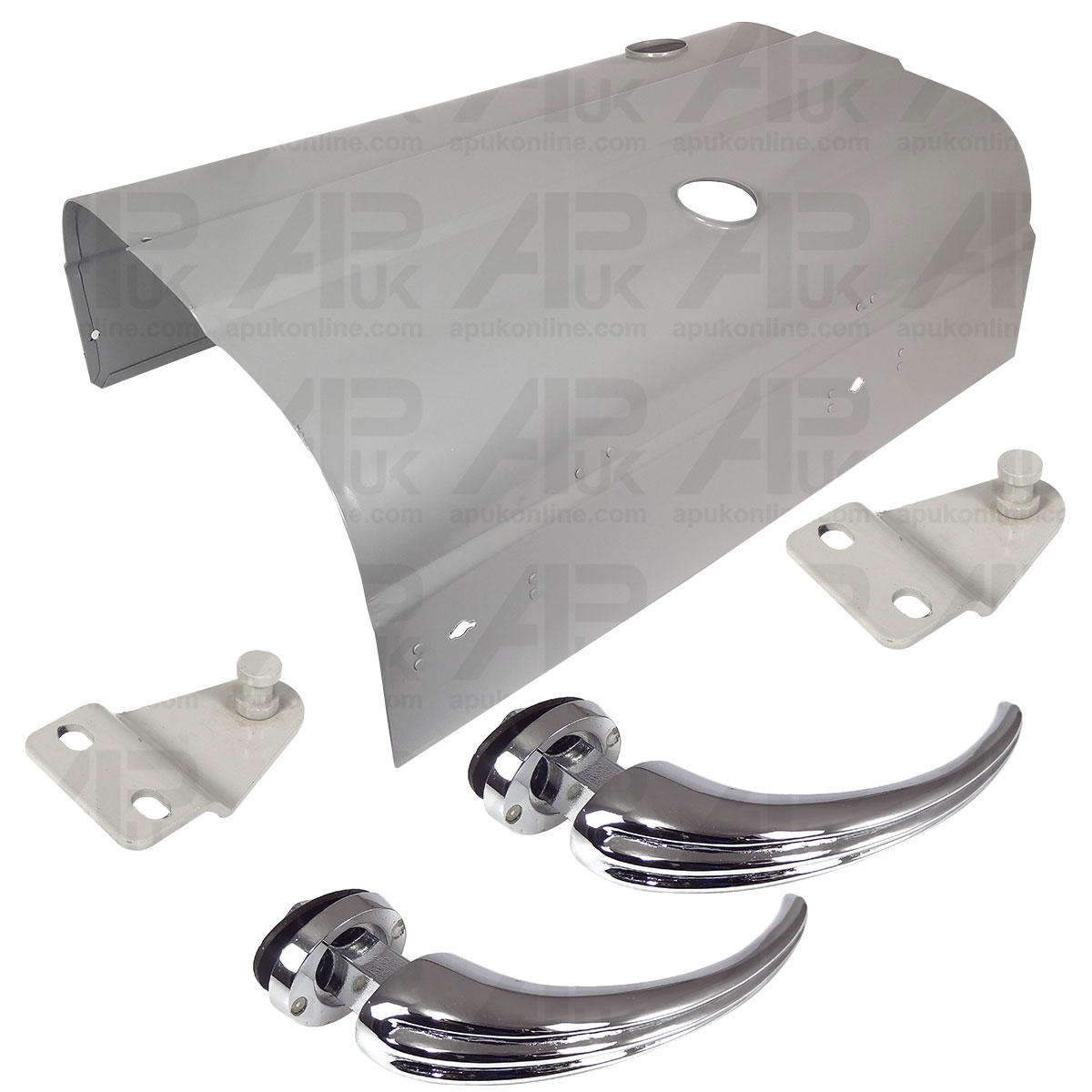 Bonnet Panel with Catches &amp; 2 Curved Handles for Fordson Super Dexta Tractor