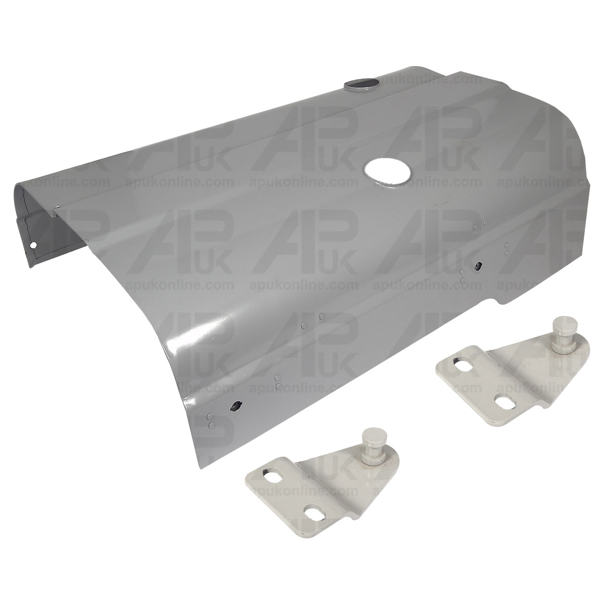 Dexta Bonnet Hood Panel with 2 Catches Brackets for Fordson Tractor