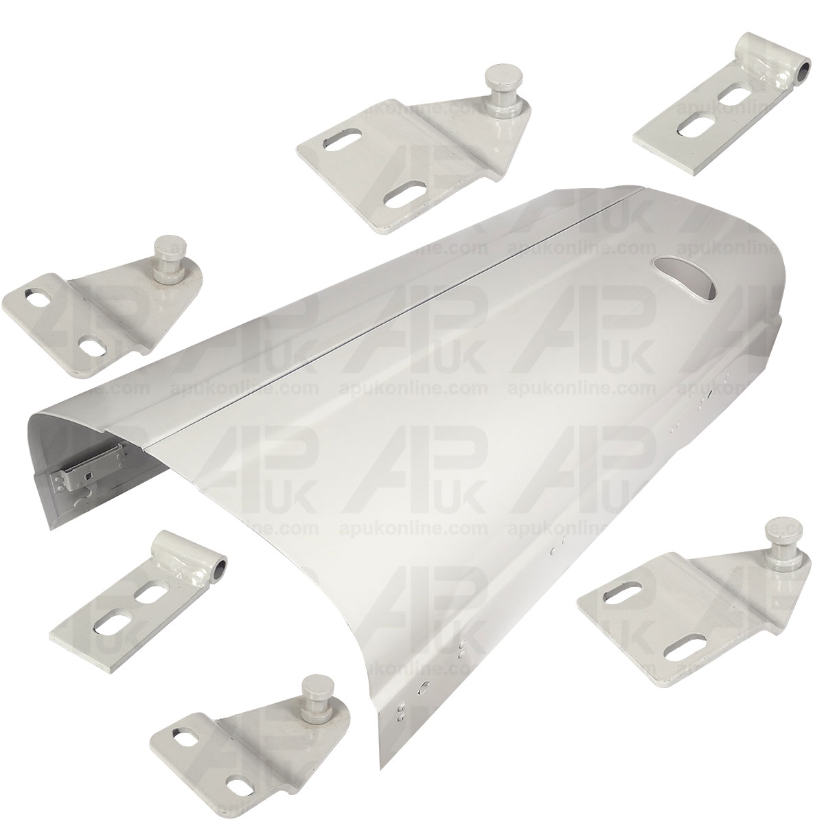 Bonnet Hood with Hinges &amp; Catch Brackets for Fordson Power Super Major Tractor