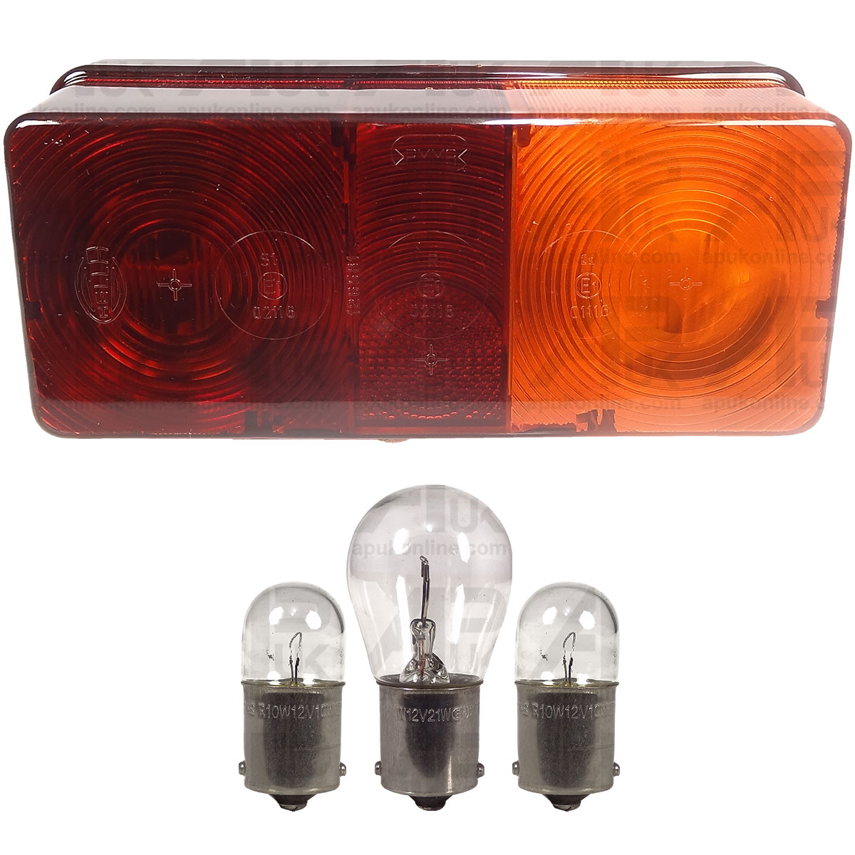 RH Rear Light &amp; Bulbs for John Deere 2850 3030 3040 3050 3120 3130 3140 Tractor