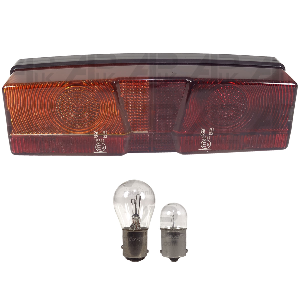 Rear Tail Light LH &amp; Bulbs for Case International IH 844 856 946 955 Tractor