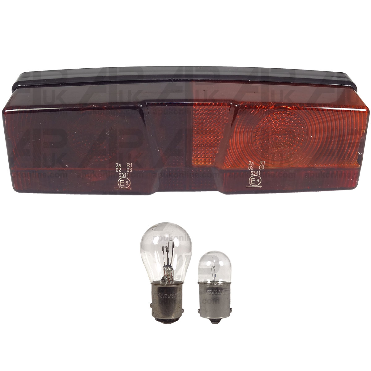 Rear Tail Light RH &amp; Bulbs for Case International IH 844 856 946 955 Tractor