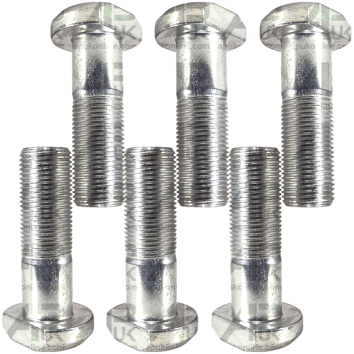6x Wheel Studs 3/4&quot; UNF for Ford 6810 7100 7200 7700 7810 8210 3550 3900 Tractor
