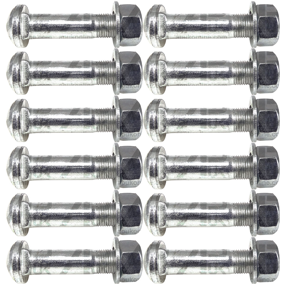 12x Wheel Rim Bolts Nuts 5/8&quot; for David Brown 1290 1294 1390 1394 1410 Tractor