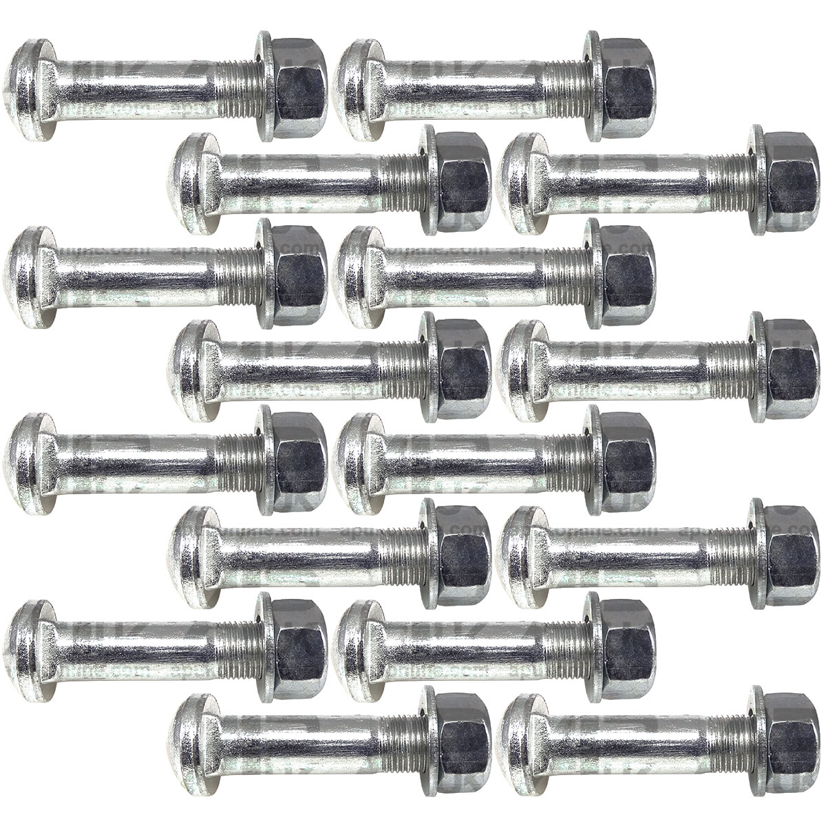 16x Wheel Rim Bolts Nuts 5/8&quot; for Case IH CX50 CX60 CX70 CX80 CX90 CX100 Tractor