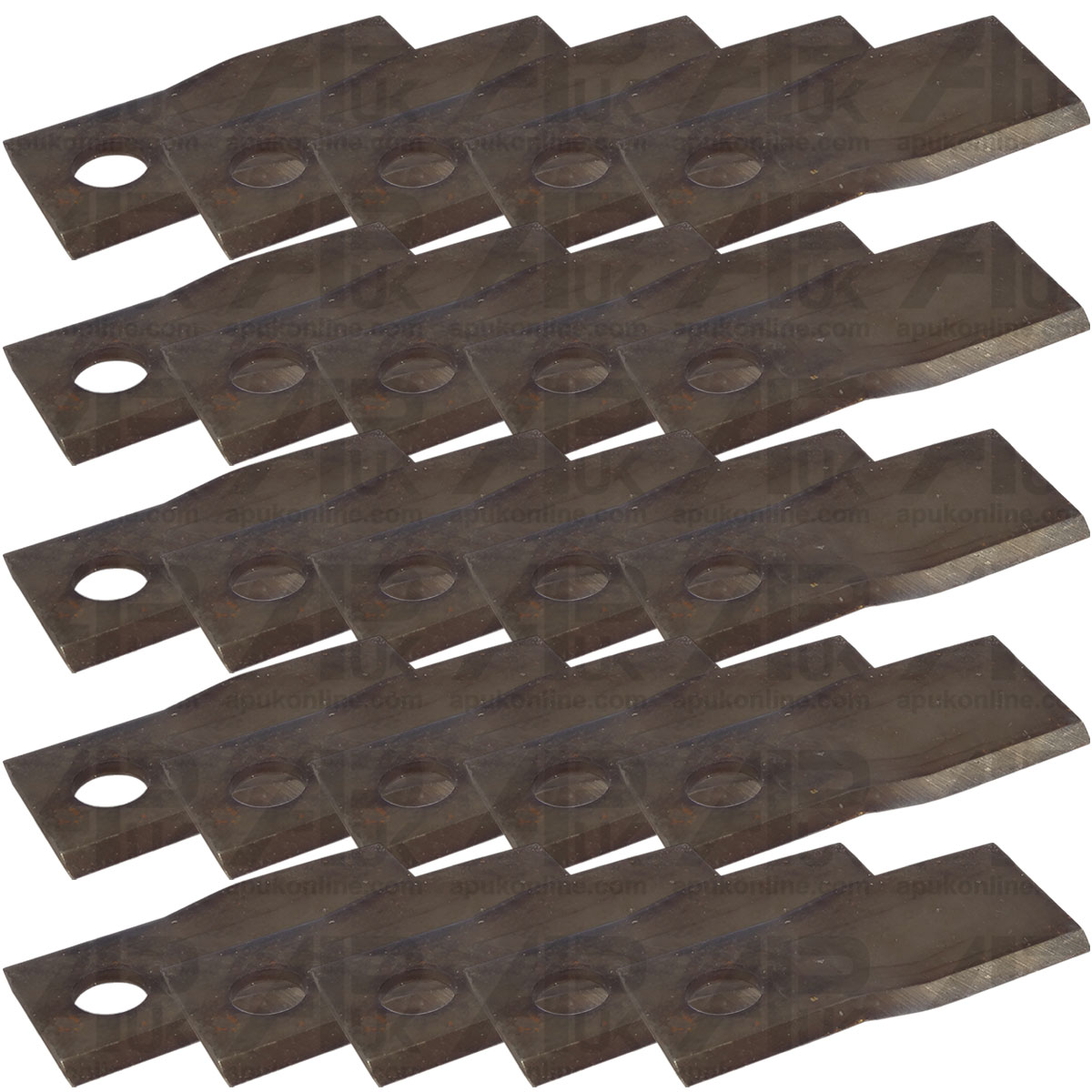 25x Blades RH for Gehl 2340 2345 2350 2360 2365 2412 2415 2418 Disc Mower