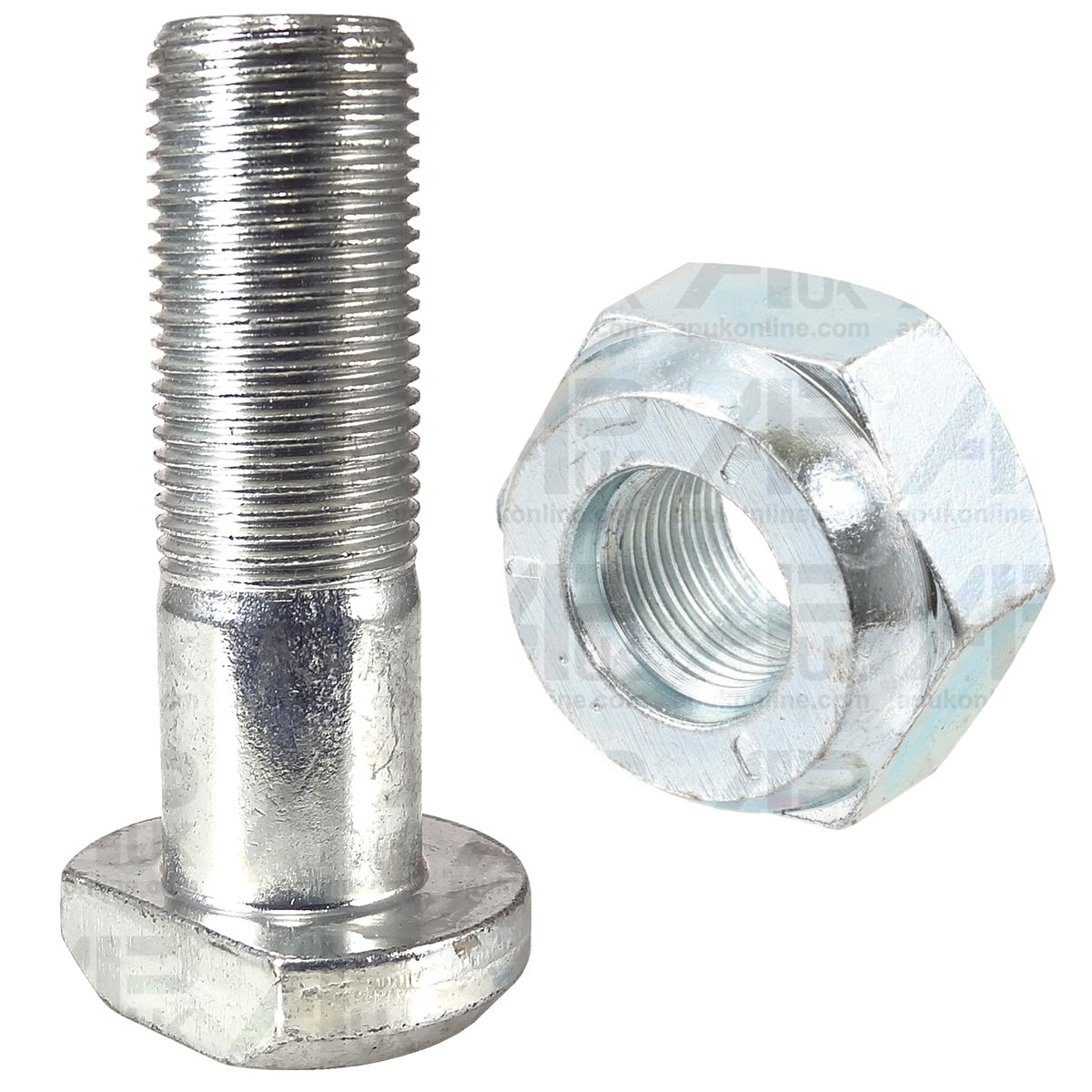 Wheel Stud &amp; Nut 3/4&quot; for Ford 6810 7100 7200 7700 7810 8210 3550 3900 Tractor