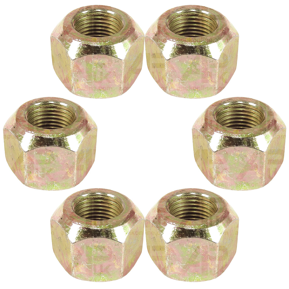 6x Rear Wheel Nuts 5/8&quot; for Massey Ferguson 165 168 265 158 175 185 188 Tractor