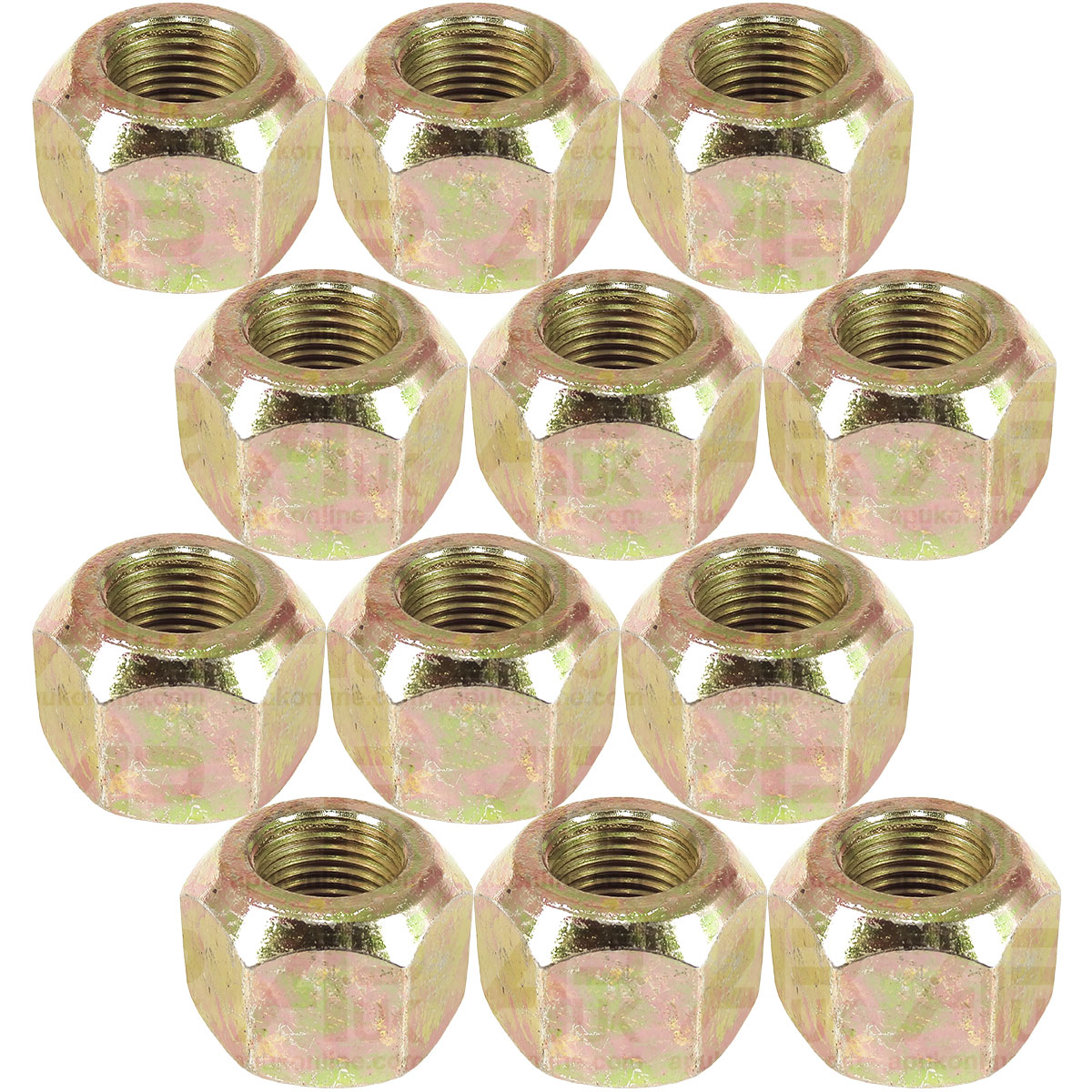 12x Rear Wheel Nuts 5/8&quot; for Massey Ferguson 165 168 265 158 175 185 188 Tractor