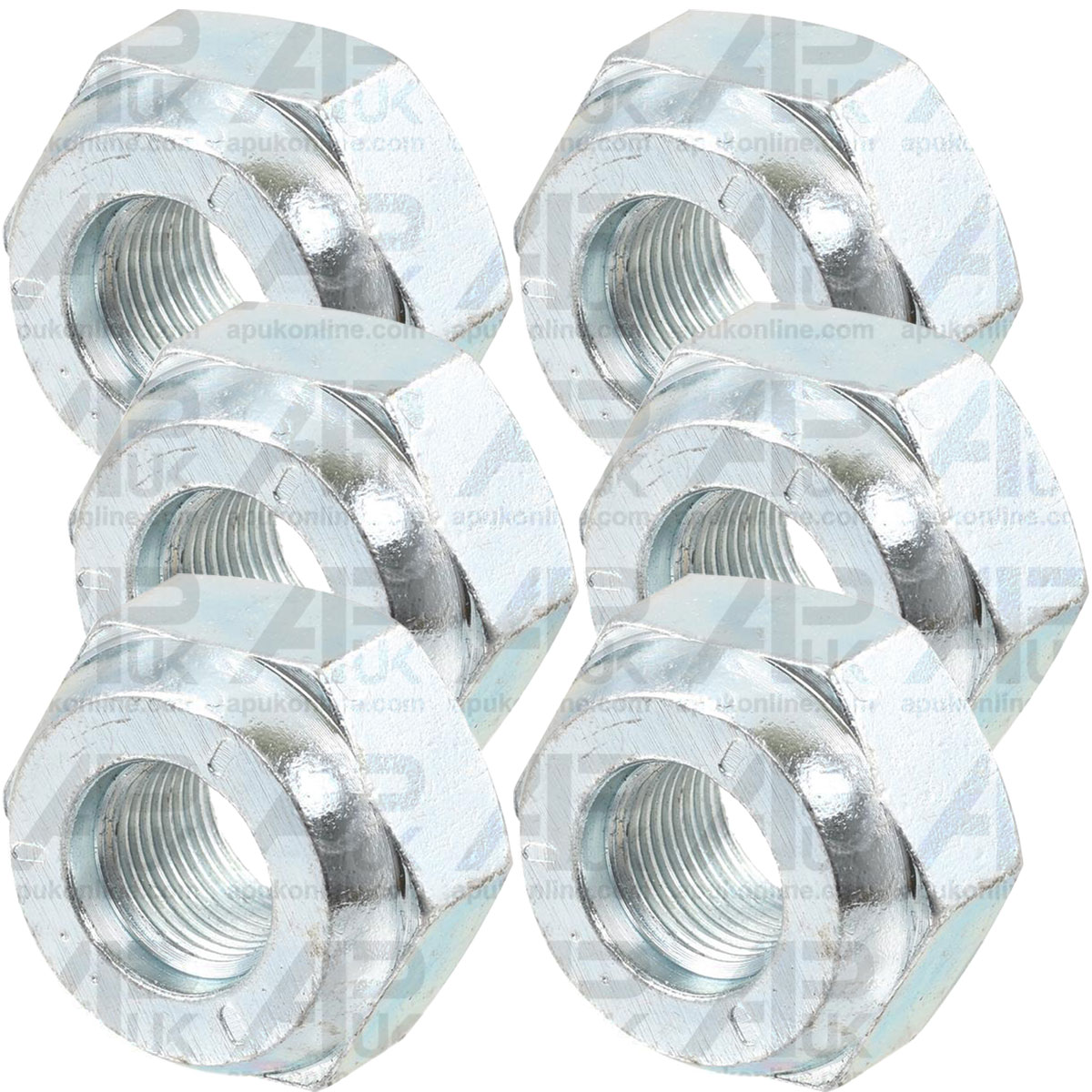 6x Rear Cone Wheel Nut 3/4&quot; for Ford 2610 2810 2910 3610 3910 4110 4610 Tractor