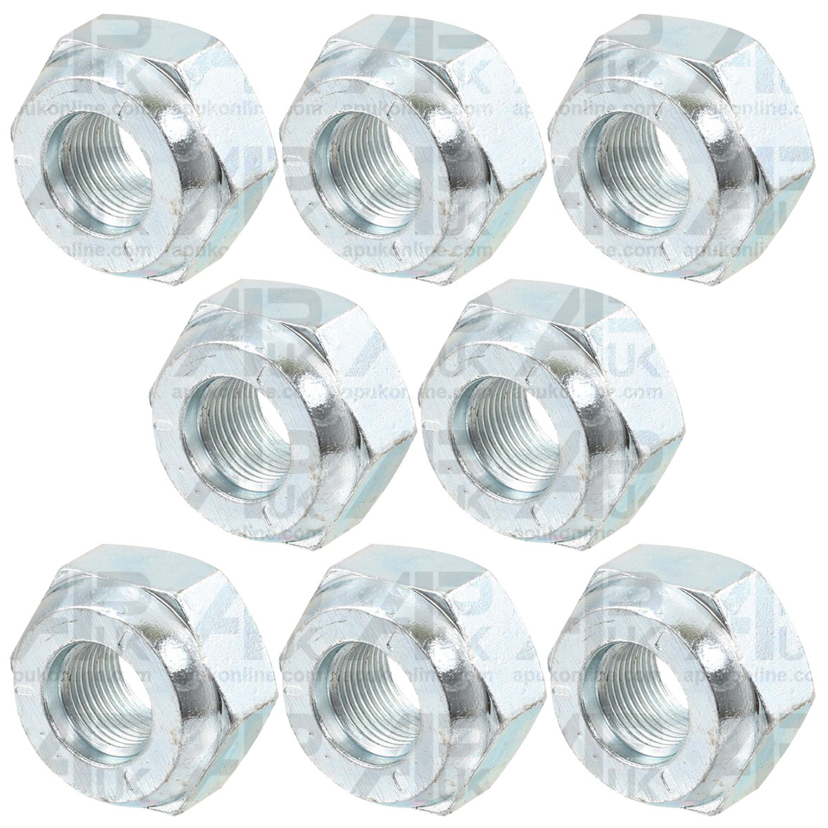 8x Rear Cone Wheel Nut 3/4&quot; UNF for Ford 555A 555B 555C 555D 755A 755B Backhoe