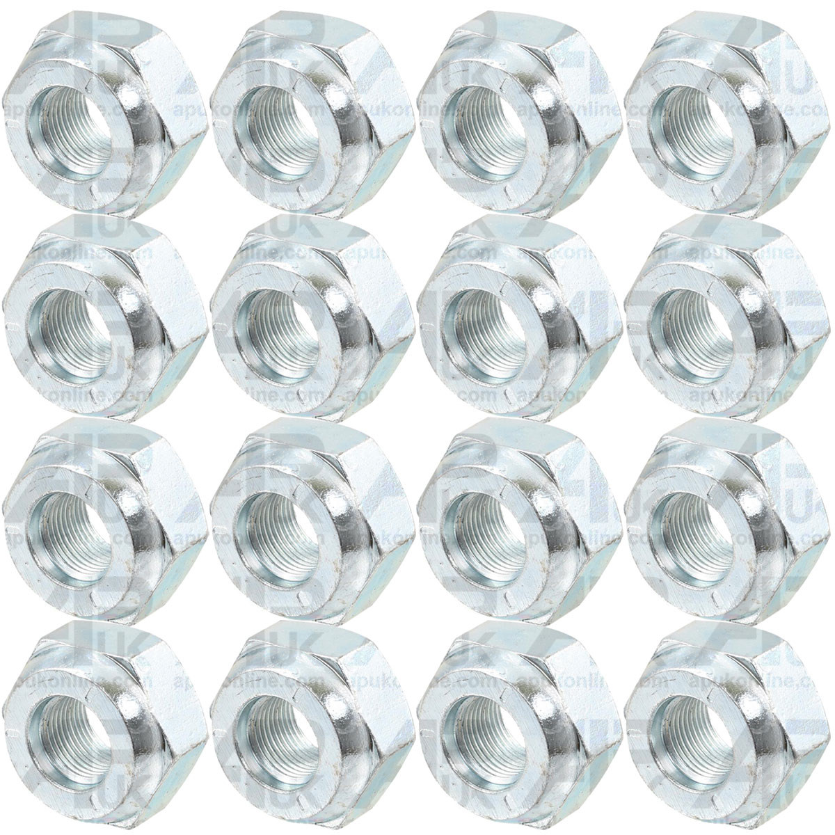 16x Rear Cone Wheel Nut 3/4&quot; for Ford 2610 2810 2910 3610 3910 4110 4610 Tractor