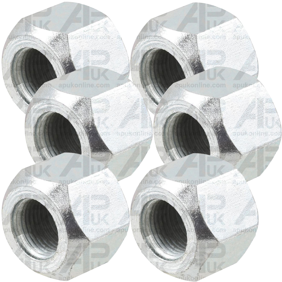 6x Rear Cone Wheel Nuts 5/8&quot; for Massey Ferguson 165 168 265 158 175 185 Tractor